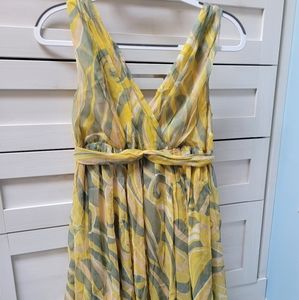 Yellow Anthropologie Dress size 2